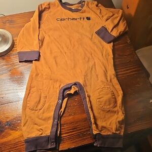 Carhartt Kids One Piece in Brown and Dark Accents